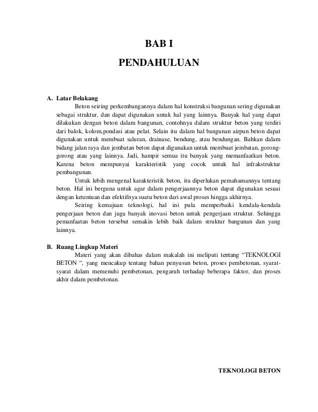 Bahan Kuliah Teknologi Beton