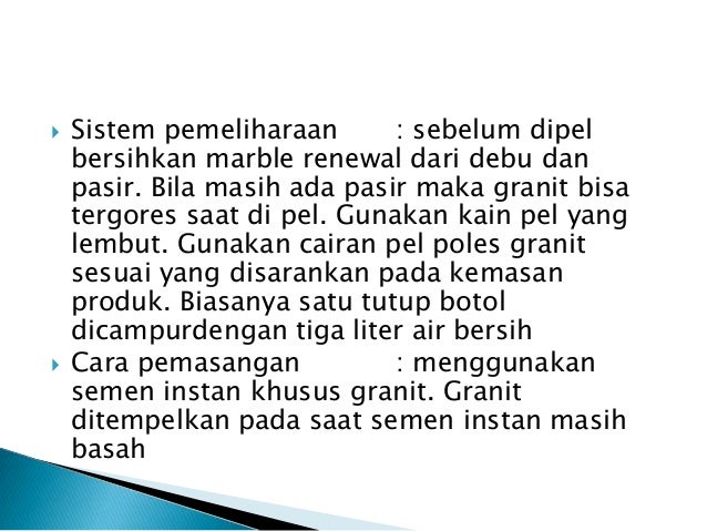 Bahan Lantai (Materi: Bahan Bangunan)
