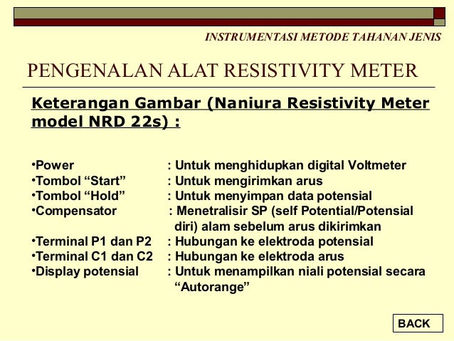 Bahan Mengajar Geolistrik 2013