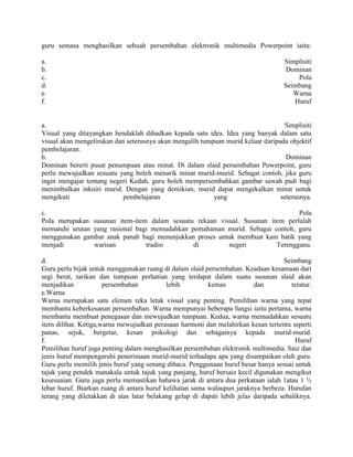 Bahan model murugan | DOCX