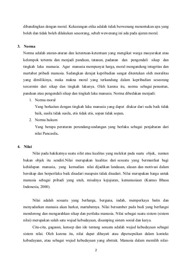 Norma Moral Adalah Bab Vi Akhlak Moral Dan Etika Ppt