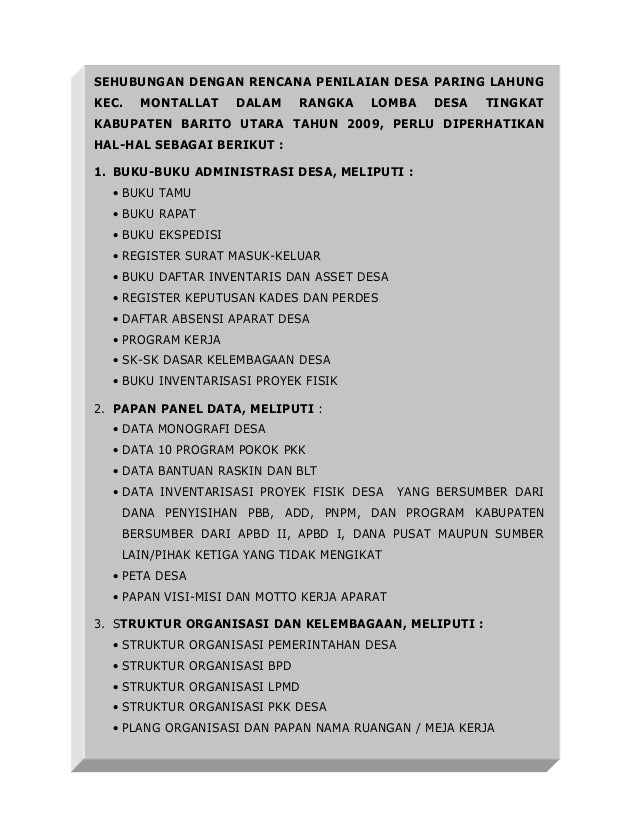 Bahan Persiapan Lomdes