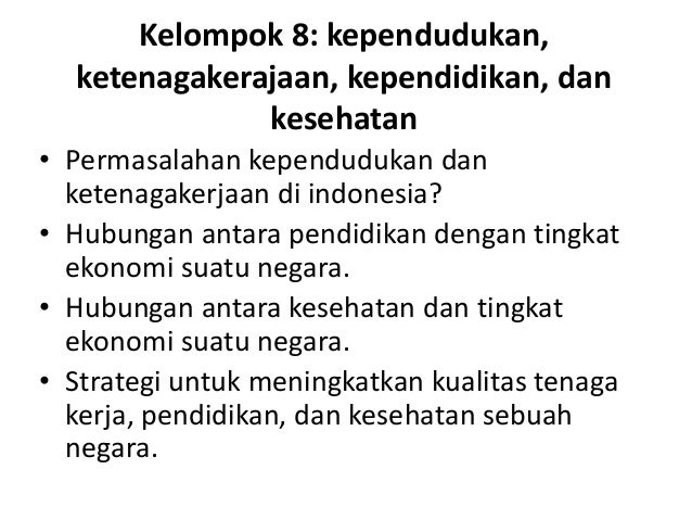 Bahan presentasi Perekonomian Indonesia