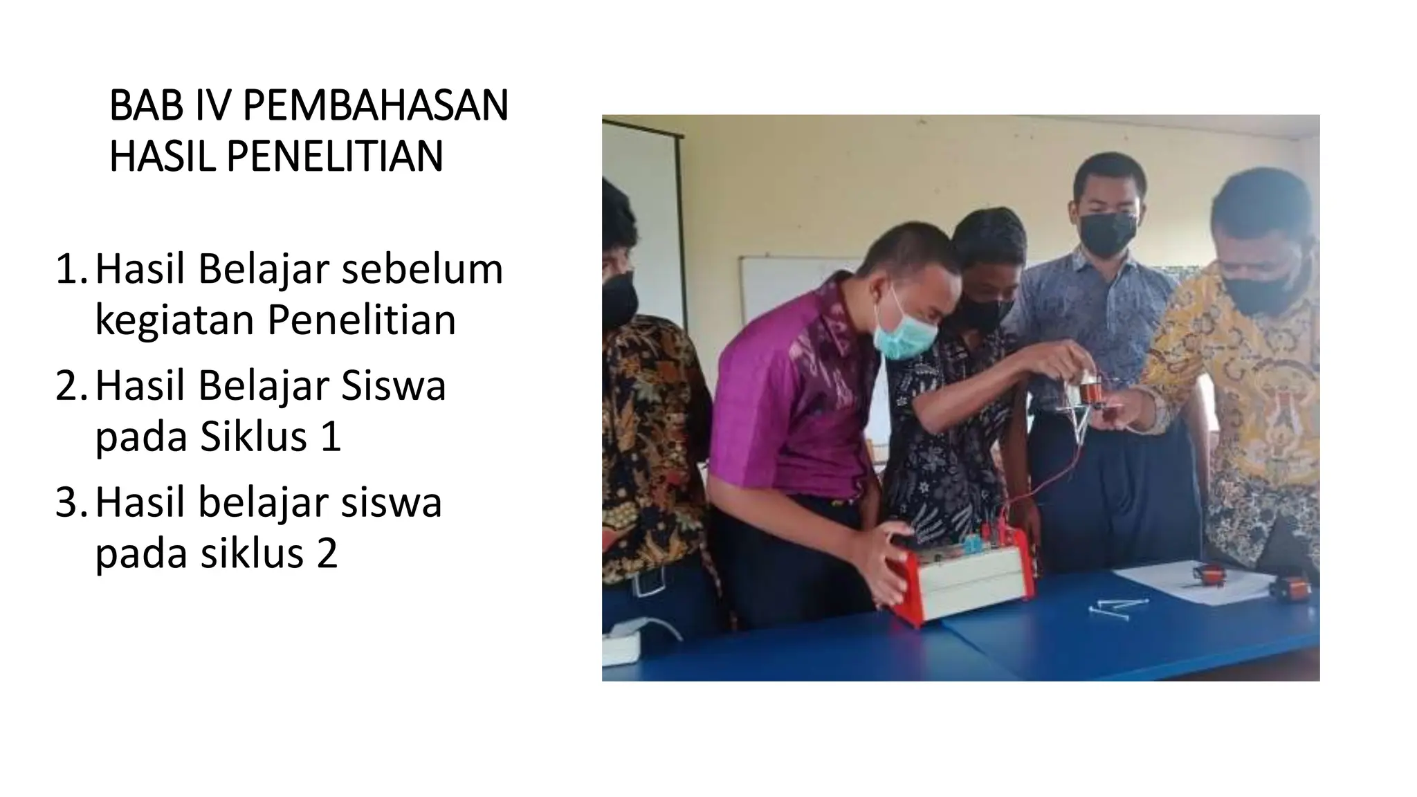 BAHAN PRESENTASI PTK HASIL BELAJAR VS EKSPERIMEN.pptx