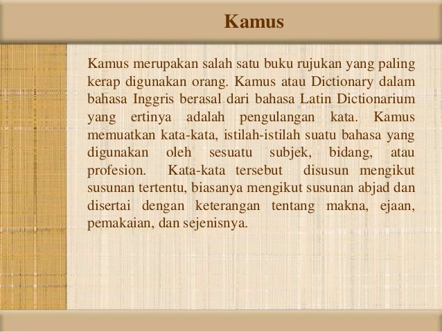 Bahan Rujukan