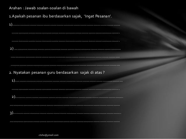 Jawab Soalan Bahasa Melayu Tahun 3 - Selangor c