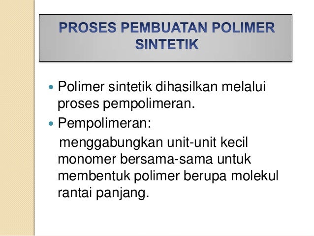 Bahan sintetik dalam industri