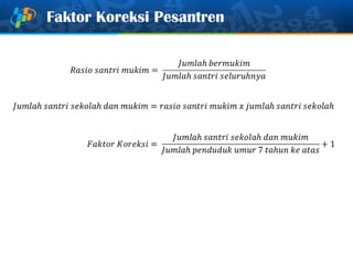 Faktor Koreksi Pesantren
 