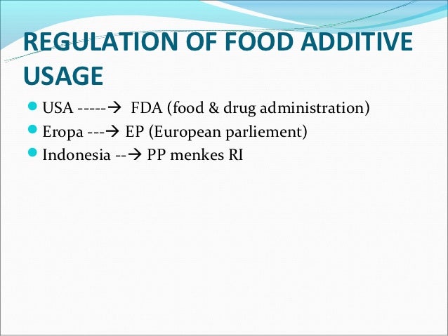 Bahan tambahan makanan