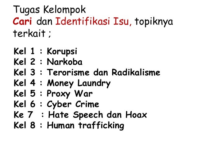 Bahan tayang diklatsar-analisis isu kontemporer-gol iii-2018