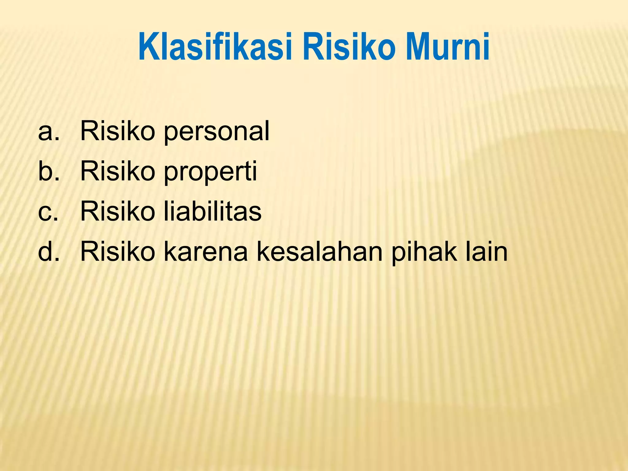 Manajemen Risiko | PPTX