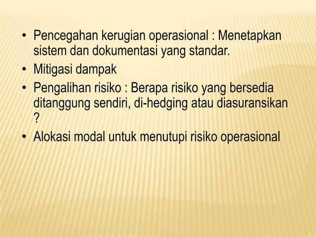 Rwa Risiko Manajemen Risiko | PPTX