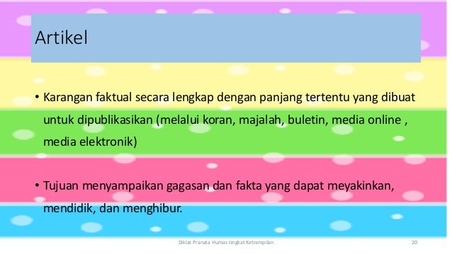 Bahan tayang penulisan naskah kehumasan tingkat keterampilan