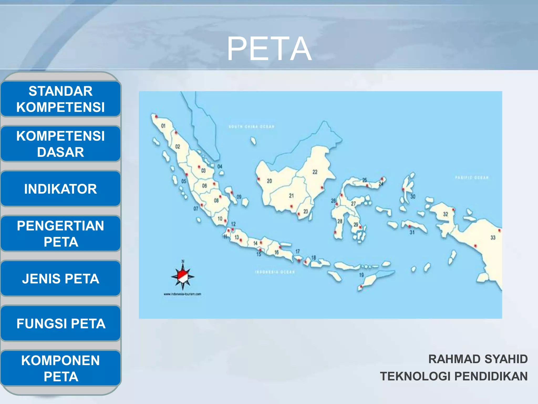 pengertian peta dan komponen peta | PPT