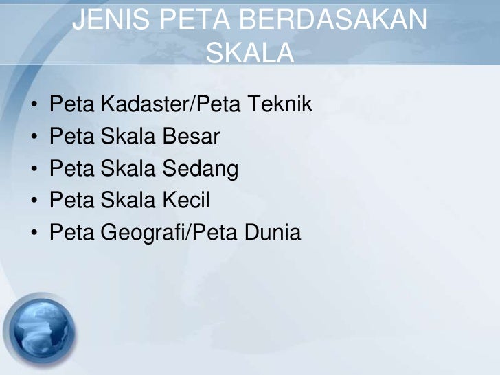 Pengertian peta dan komponen peta