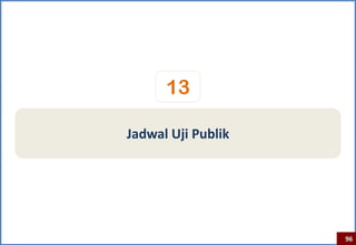 13

Jadwal Uji Publik




                    96
 