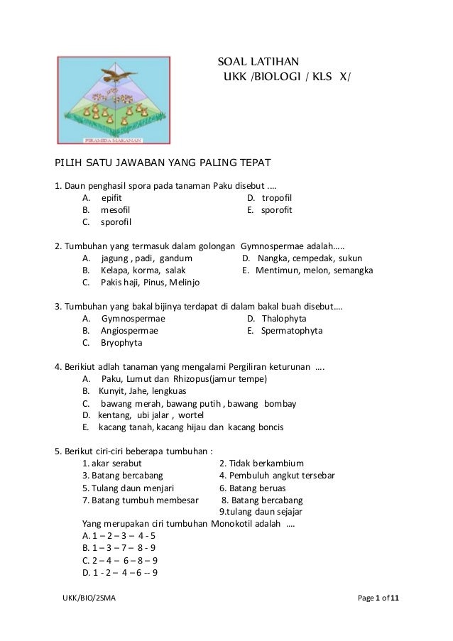 Bahan Ukk Bio X Sma