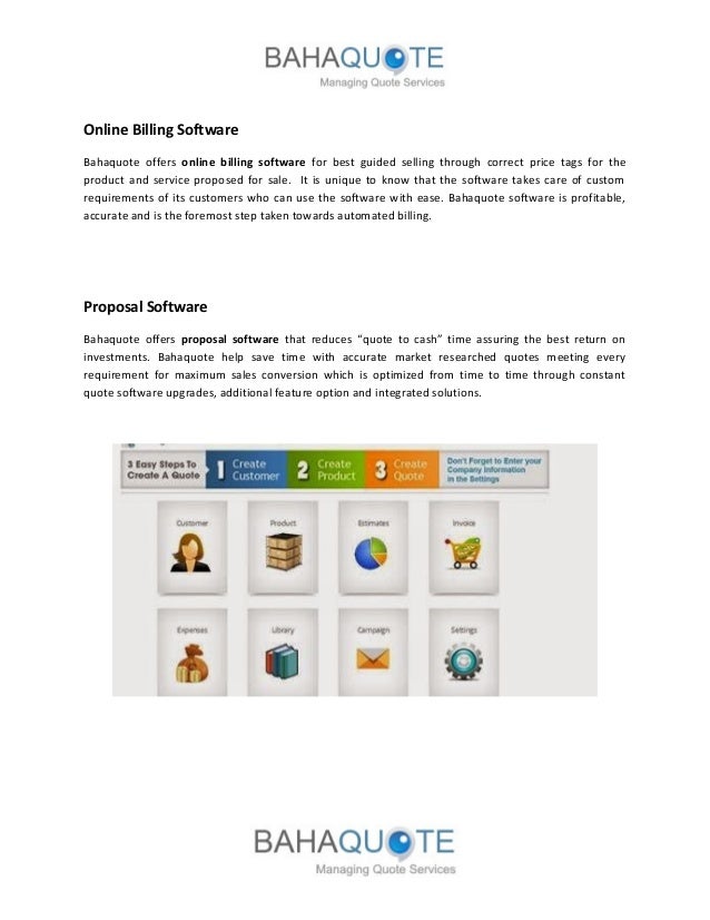 bahaquote online invoicing software online invoice service
