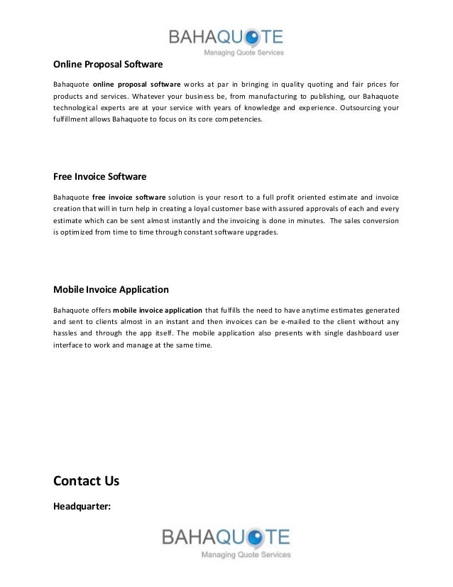free invoicing service