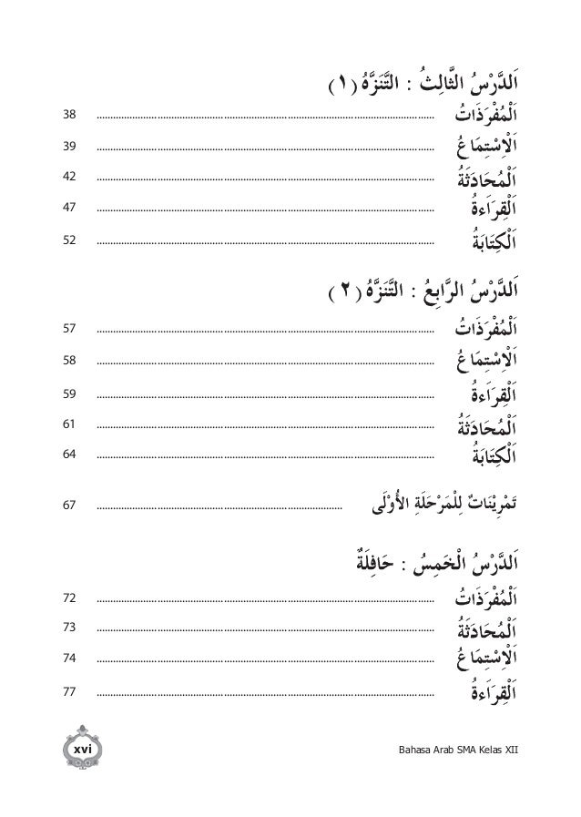 Bahasa arab-xii