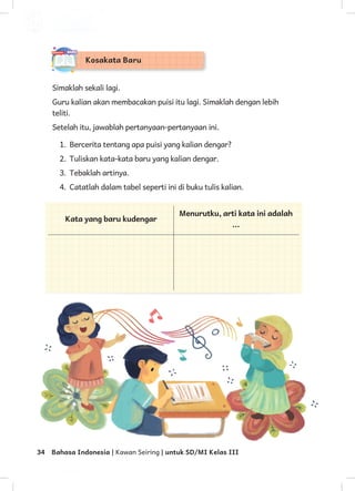 Bahasa Indonesia Buku Siswa Kelas III SD | PDF