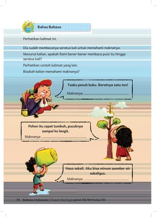 Bahasa Indonesia Buku Siswa Kelas III SD | PDF