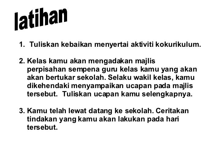 Bahasa Melayu Kertas 2 Upsr