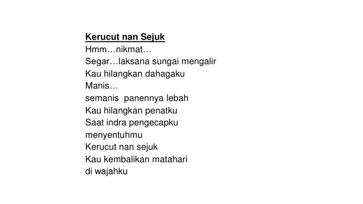 Puisi bagian 1