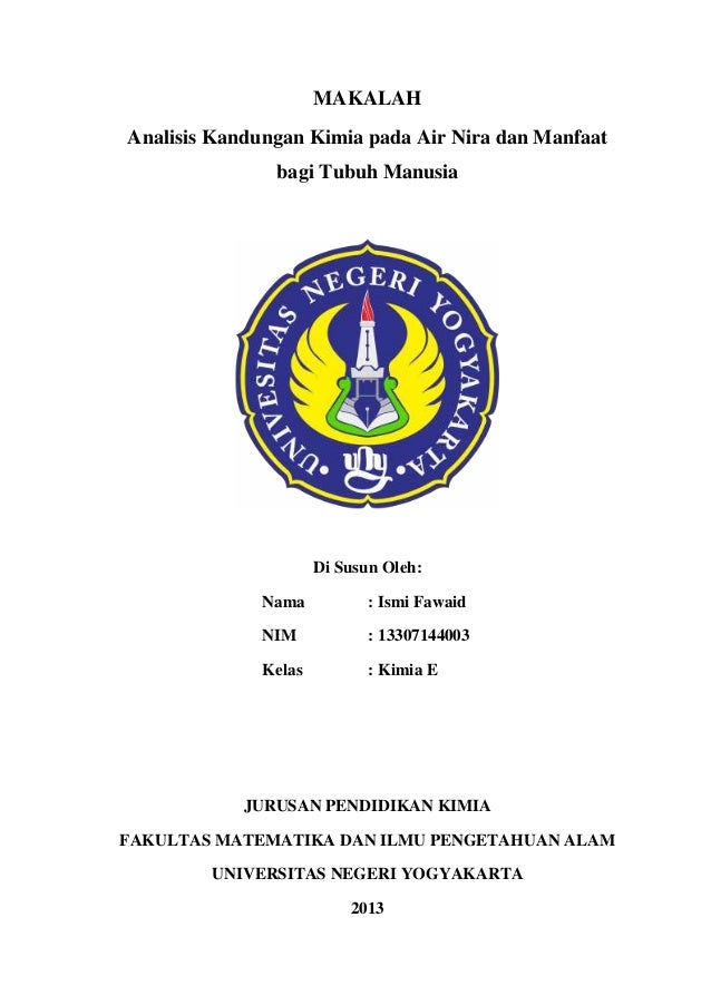 Analisis Kandungan Kimia pada Air Nira dan Manfaat bagi 