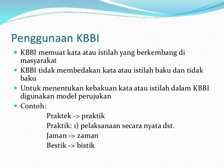 Bahasa baku