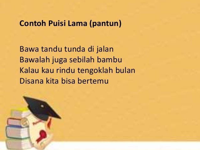 Puisi lama dan puisi baru (bahasa indonesia)