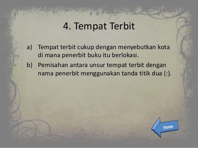 PPT DAFTAR PUSTAKA BAHASA INDONESIA