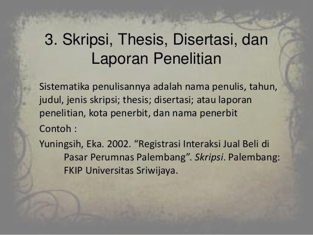 PPT DAFTAR PUSTAKA BAHASA INDONESIA