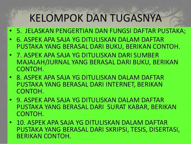 PPT DAFTAR PUSTAKA BAHASA INDONESIA