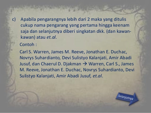 PPT DAFTAR PUSTAKA BAHASA INDONESIA