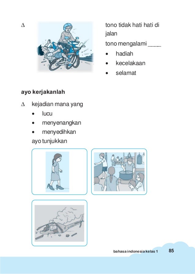 Bahasa indonesia Kelas 1 Sekolah Dasar