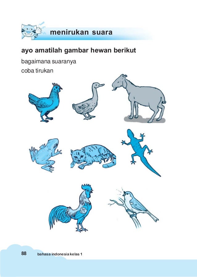 Bahasa indonesia Kelas 1 Sekolah Dasar