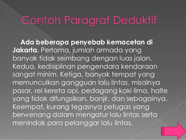 Bahasa Indonesia Paragraf Deduktif Induktif Bahasa Indonesia Paragraf Deduktif Induktif