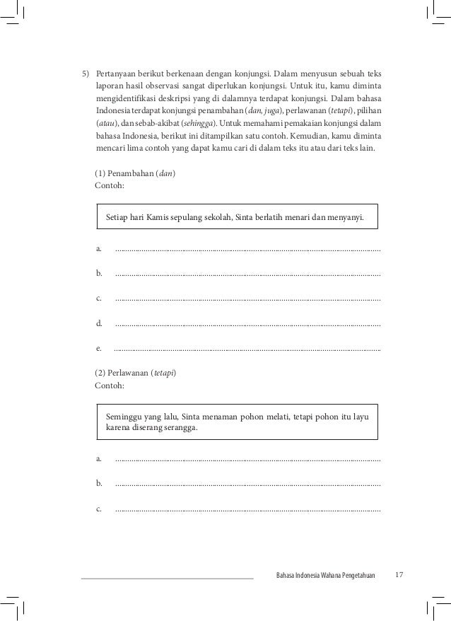 Bahasa indonesia Kelas VII SMP Kurikulum 2013