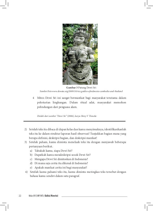 Bahasa indonesia Kelas VII SMP Kurikulum 2013
