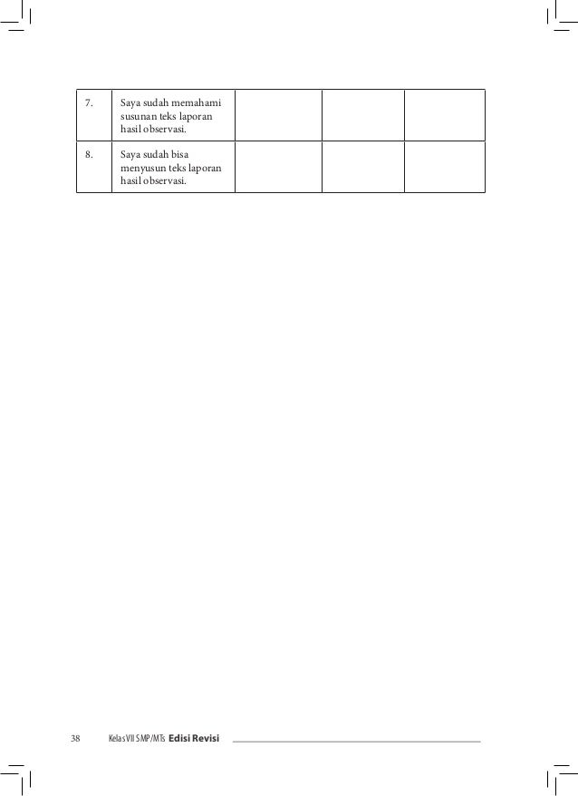 Bahasa indonesia Kelas VII SMP Kurikulum 2013