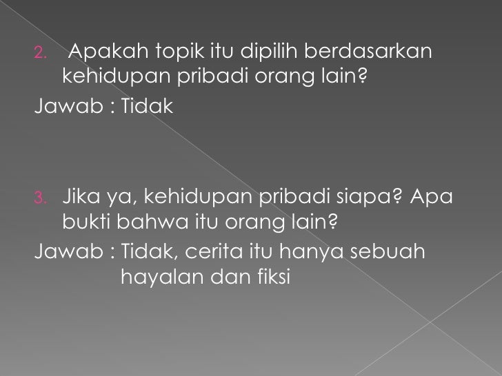 Tugas Cerpen Bahasa Indonesia