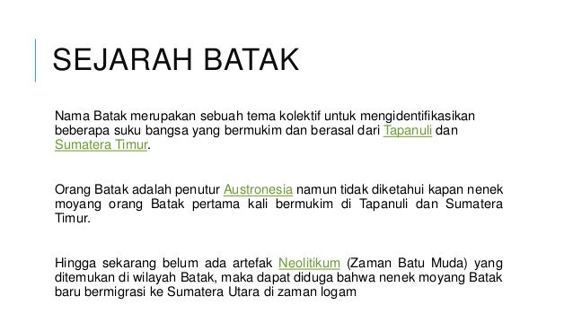 Bahasa Indonesia Dan Bahasa Batak