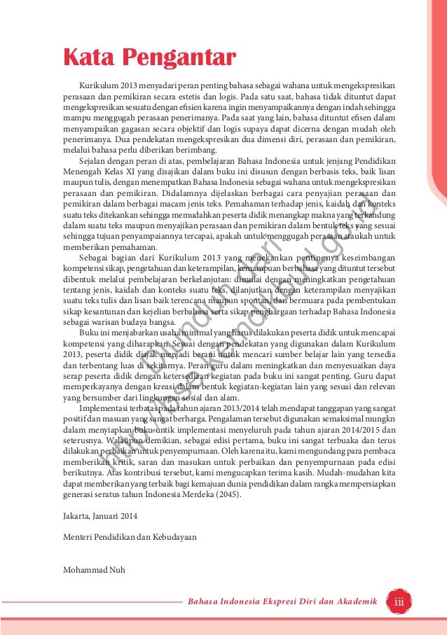 Bahasa indonesia ekspresi diri dan akademik (buku siswa)