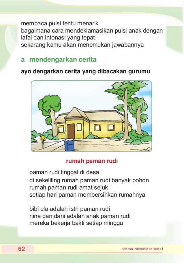 Contoh Puisi Rumahku Istanaku
