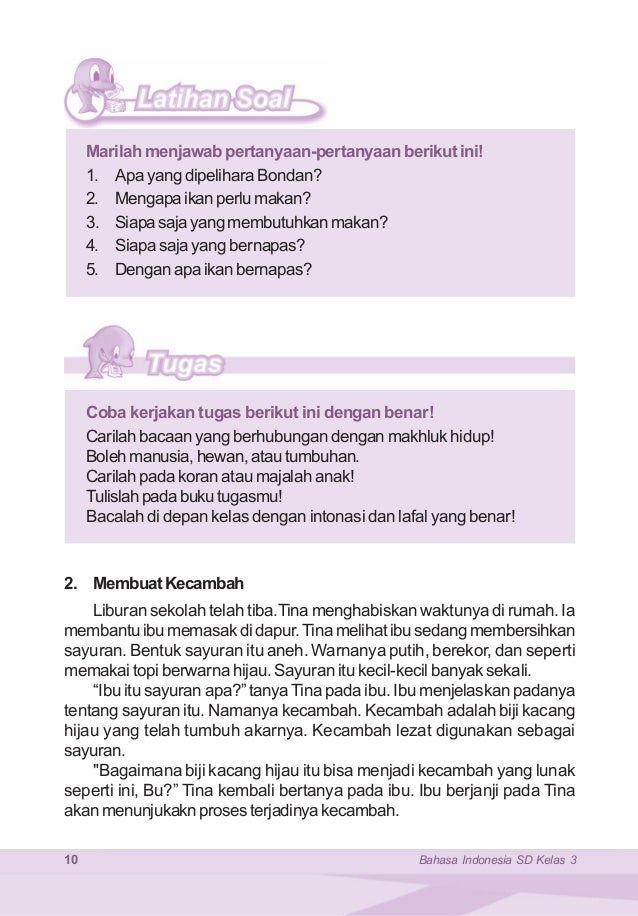 Bahasa Indonesia Kelas 3 Samidi