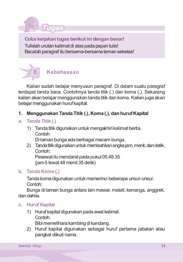 Soal Bahasa Indonesia Kelas 3 Sd Menyusun Kalimat