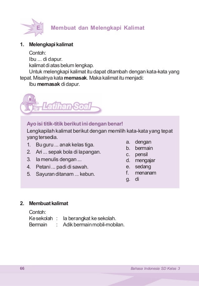 Bahasa Indonesia Kelas 3 Samidi