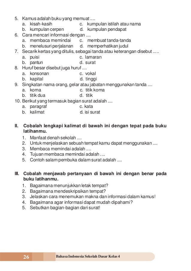 Contoh Soal Membaca Memindai Kamus Masnurul