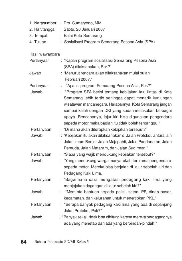 Contoh Wawancara Dengan Pedagang Buah Mosaicone